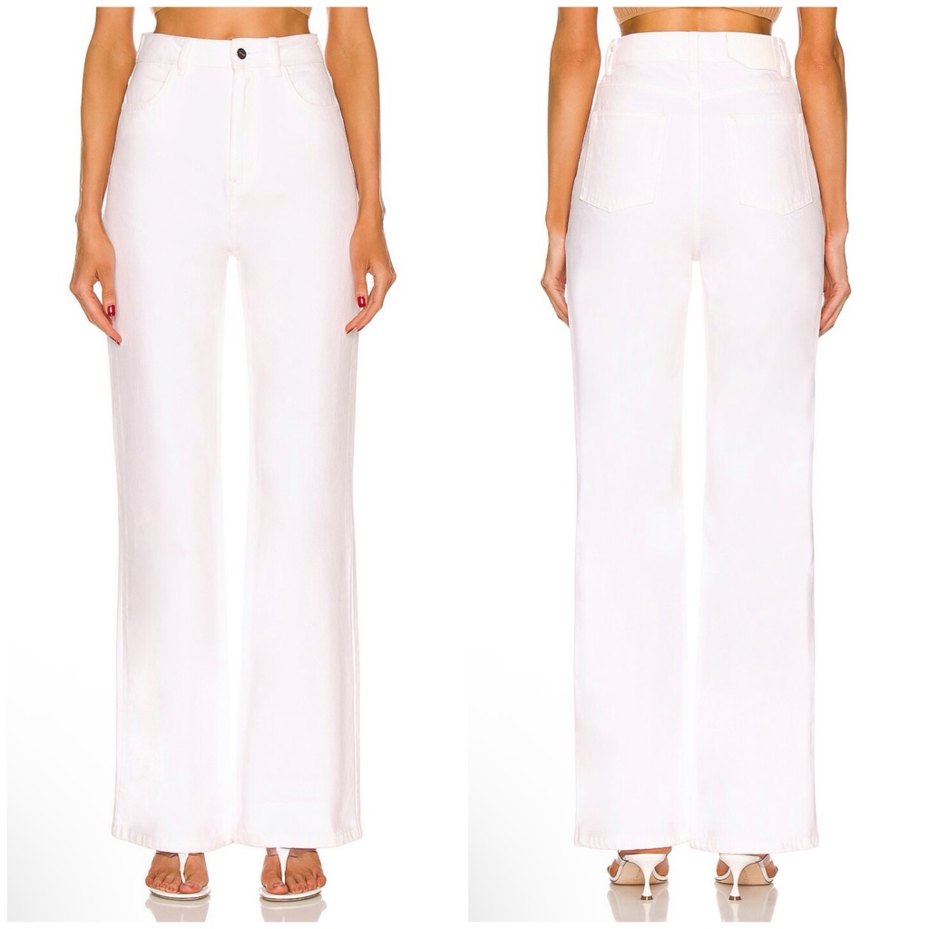 Gauge81 Sunda Wide Leg In Ecru Size 28